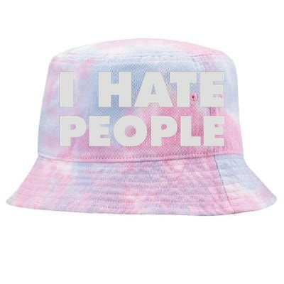 I Hate People Tie-Dyed Bucket Hat