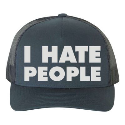 I Hate People Yupoong Adult 5-Panel Trucker Hat