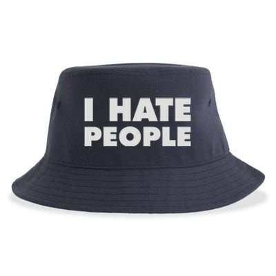 I Hate People Sustainable Bucket Hat