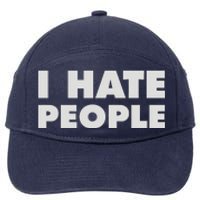 I Hate People 7-Panel Snapback Hat