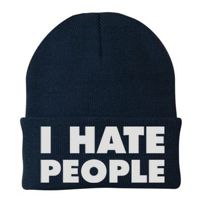 I Hate People Knit Cap Winter Beanie