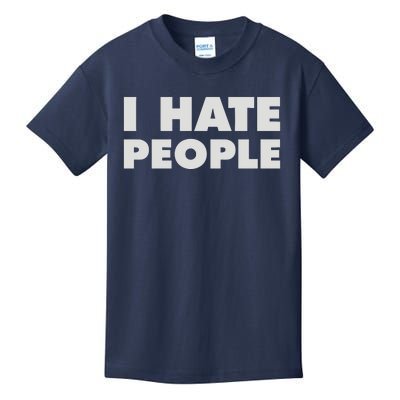 I Hate People Kids T-Shirt