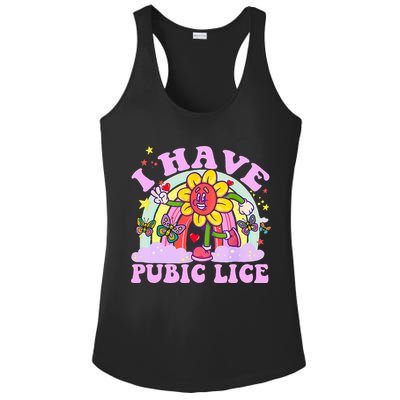 I Have Pubic Lice Ladies PosiCharge Competitor Racerback Tank