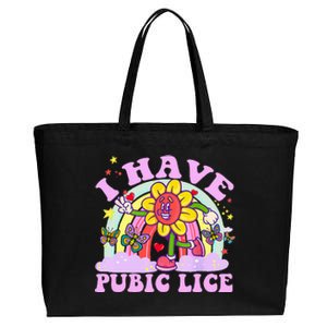 I Have Pubic Lice Cotton Canvas Jumbo Tote