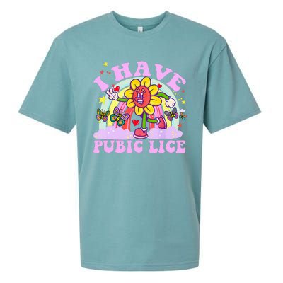 I Have Pubic Lice Sueded Cloud Jersey T-Shirt