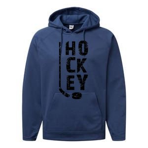 Ice Hockey Player Performance Fleece Hoodie