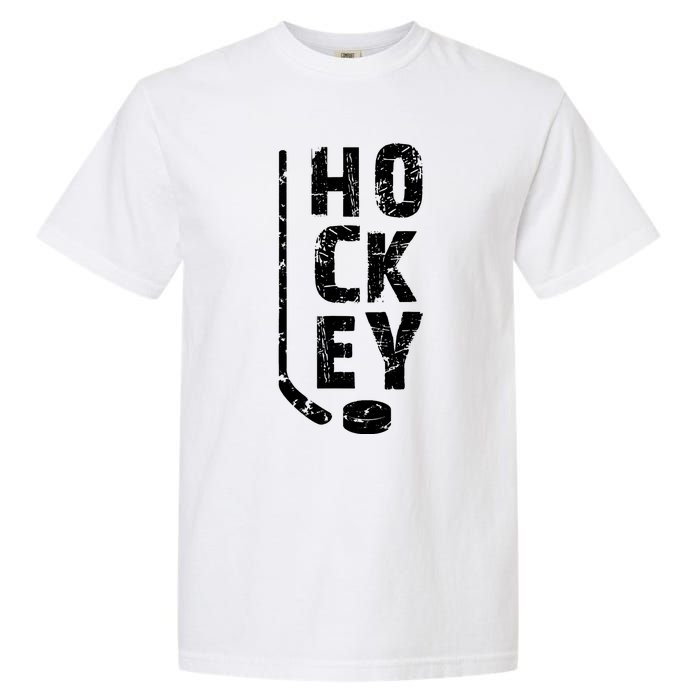 Ice Hockey Player Garment-Dyed Heavyweight T-Shirt