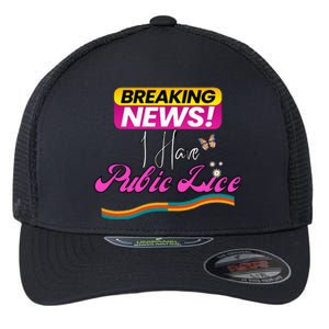 I Have Pubic Lice Funny Retro Offensive Inappropriate Meme Flexfit Unipanel Trucker Cap