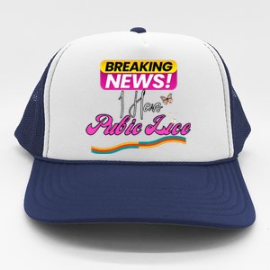 I Have Pubic Lice Funny Retro Offensive Inappropriate Meme Trucker Hat