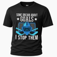 Ice Hockey Player Ice Hockey Goalie Cooling Performance Crew T-Shirt