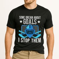 Ice Hockey Player Ice Hockey Goalie Cooling Performance Crew T-Shirt