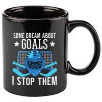 Ice Hockey Player Ice Hockey Goalie 11oz C Handle Ceramic Mug