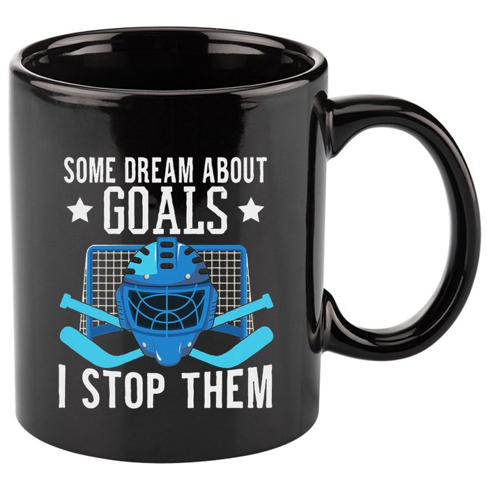 Ice Hockey Player Ice Hockey Goalie 11oz C Handle Ceramic Mug