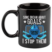 Ice Hockey Player Ice Hockey Goalie 11oz C Handle Ceramic Mug