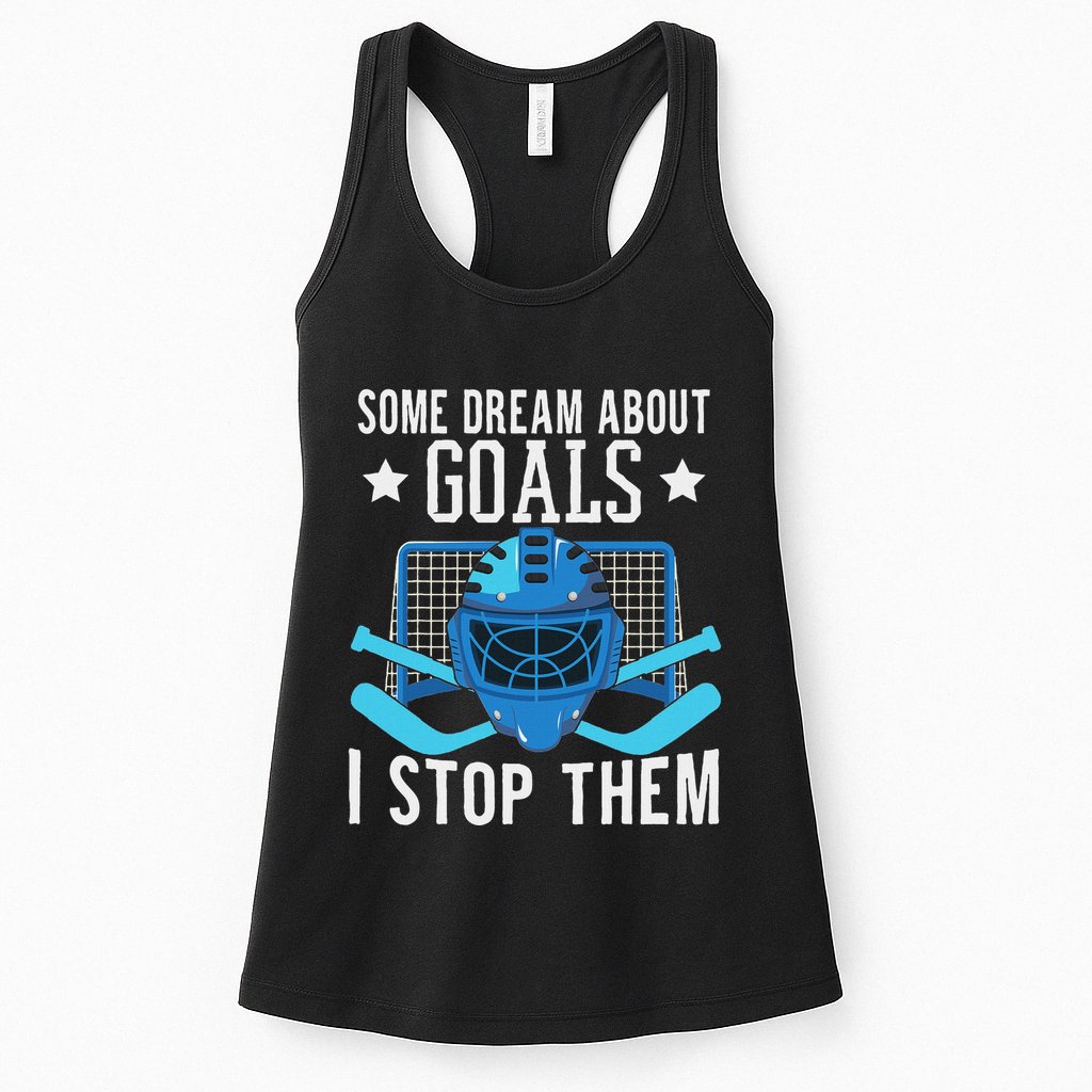 Ice Hockey Player Ice Hockey Goalie Womens Tank Top