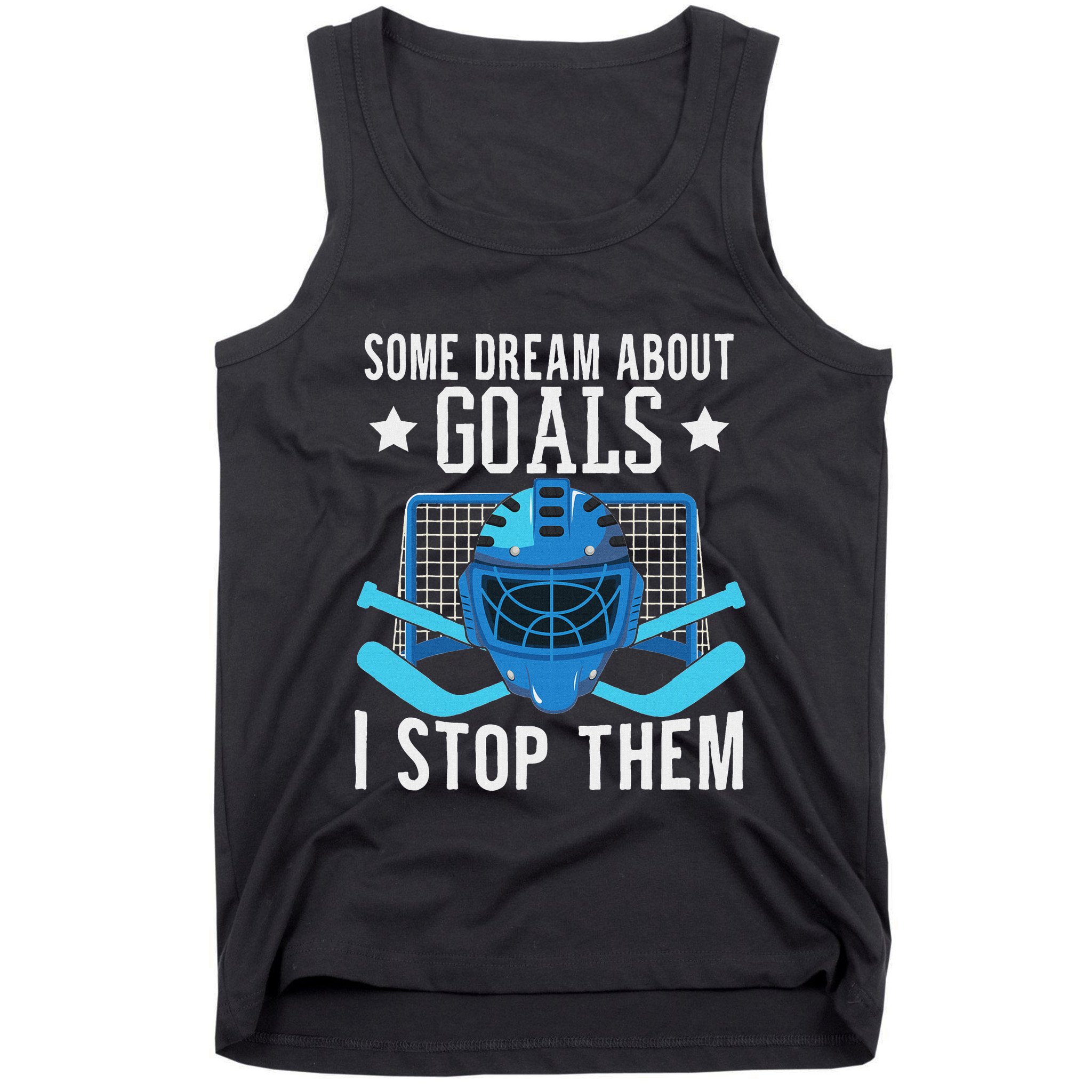 Ice Hockey Player Ice Hockey Goalie Tank Top