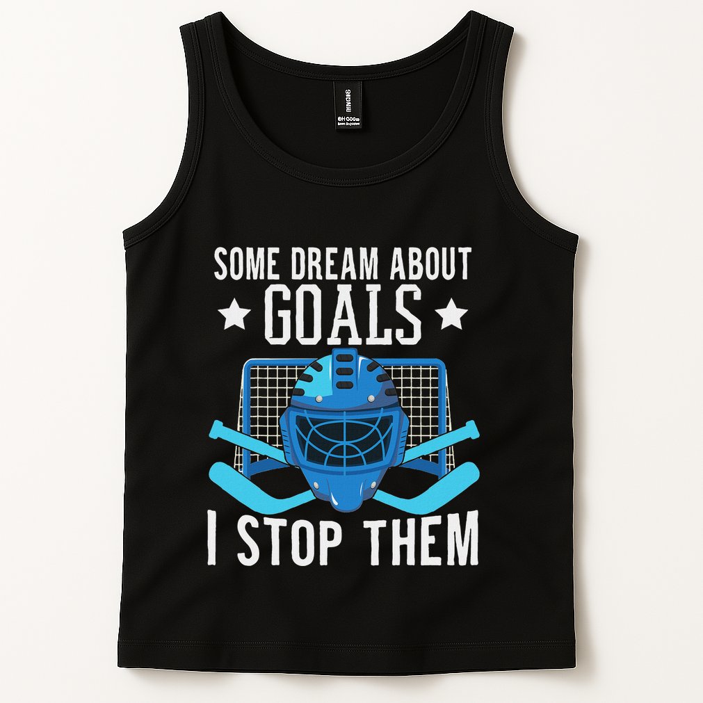 Ice Hockey Player Ice Hockey Goalie Tank Top