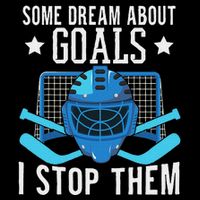 Ice Hockey Player Ice Hockey Goalie Cropped Pullover Crew