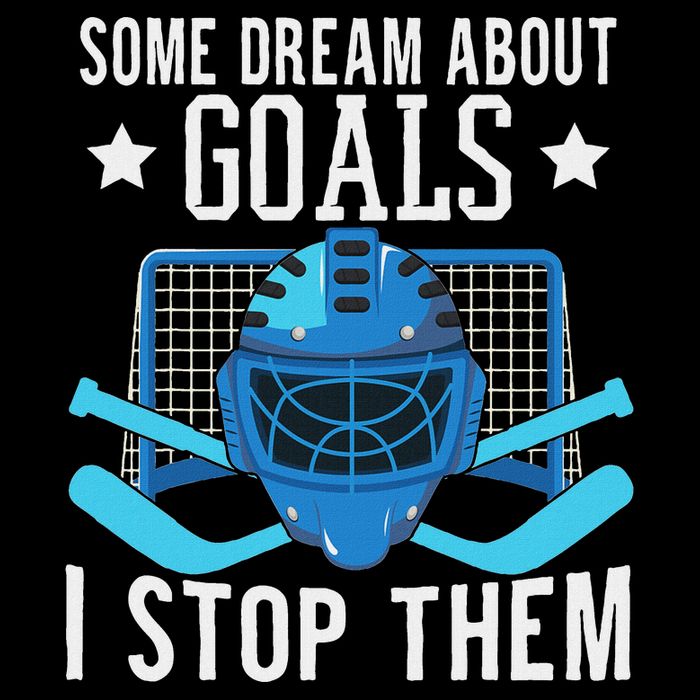 Ice Hockey Player Ice Hockey Goalie Cropped Pullover Crew
