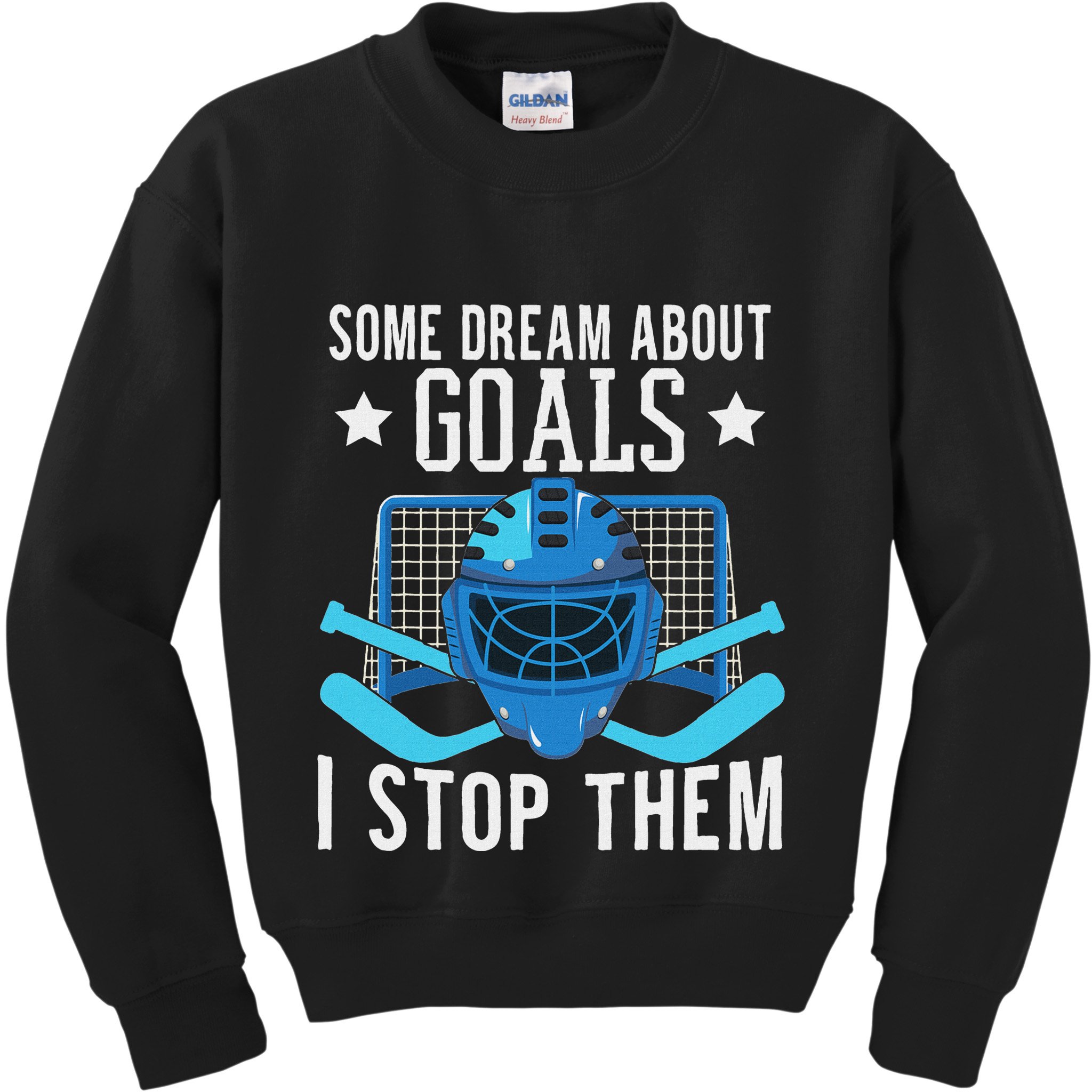 Ice Hockey Player Ice Hockey Goalie Kids Sweatshirt