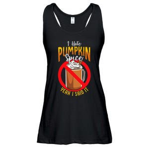 I Hate Pumpkin Spice Anti Pumpkin Spice Latte Coffee Funny Ladies Essential Flowy Tank