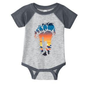 I Hate People Bigfoot Footprint Infant Baby Jersey Bodysuit