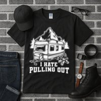 I Hate Pulling Out Funny Camping Vintage Retro Tall T-Shirt