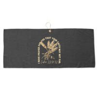 I Have Prayed For You Luke 2231 32 Faith Large Microfiber Waffle Golf Towel