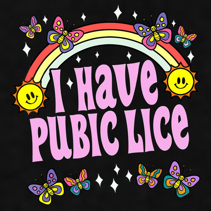 I Have Pubic Lice Funny Retro Offensive Inappropriate Meme Ladies PosiCharge Tri-Blend Wicking Tank