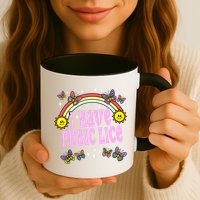 I Have Pubic Lice Funny Retro Offensive Inappropriate Meme Mug