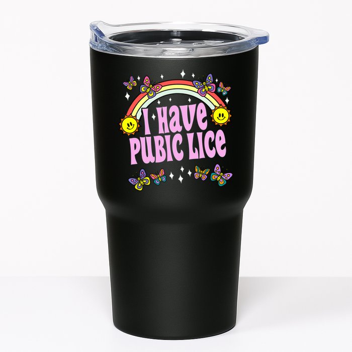 I Have Pubic Lice Funny Retro Offensive Inappropriate Meme Tumbler