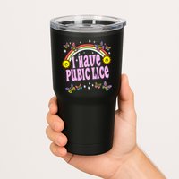 I Have Pubic Lice Funny Retro Offensive Inappropriate Meme Tumbler