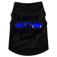 I Hate Pulling Out Retro Boating Boat Captain Gift Doggie Tank