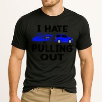 I Hate Pulling Out Retro Boating Boat Captain Gift Cooling Performance Crew T-Shirt