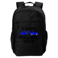 I Hate Pulling Out Retro Boating Boat Captain Gift Backpack
