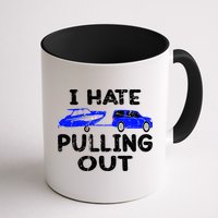 I Hate Pulling Out Retro Boating Boat Captain Gift Mug