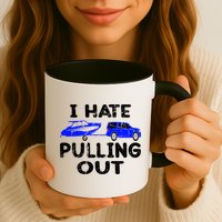 I Hate Pulling Out Retro Boating Boat Captain Gift Mug