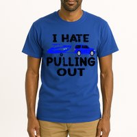 I Hate Pulling Out Retro Boating Boat Captain Gift Tall T-Shirt
