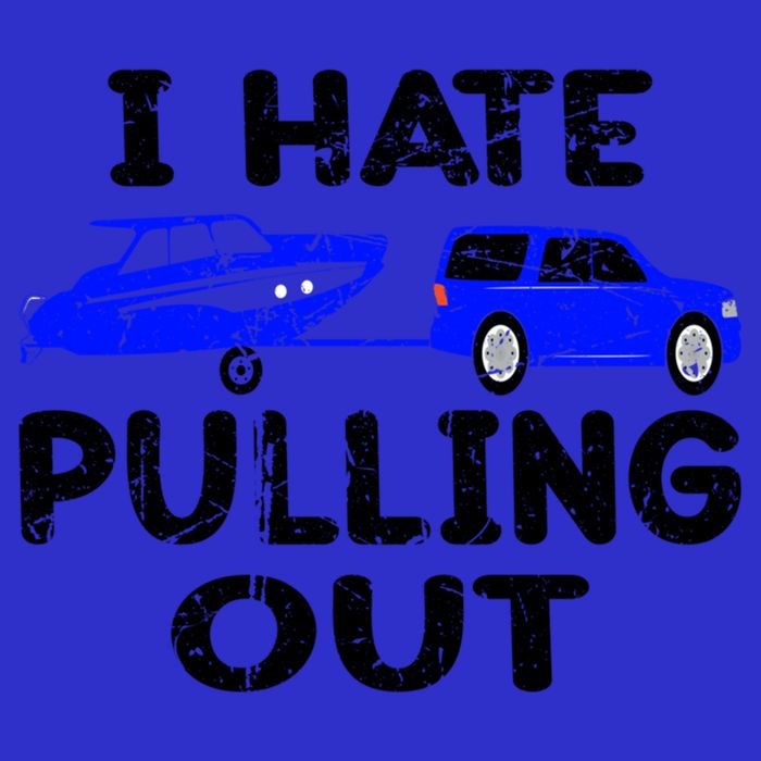 I Hate Pulling Out Retro Boating Boat Captain Gift Baby Bodysuit