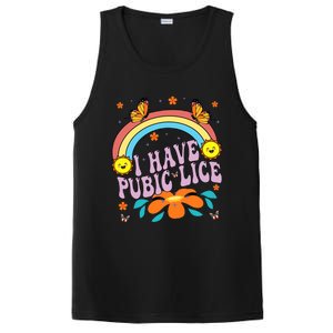 I Have Pubic Lice Funny Retro Offensive Inappropriate Meme PosiCharge Competitor Tank