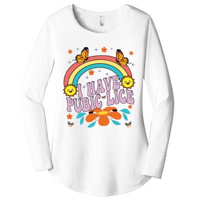 I Have Pubic Lice Women's Perfect Tri Tunic Long Sleeve Shirt