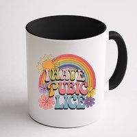 I Have Pubic Lice Funny Retro Offensive Inappropriate Meme Mug