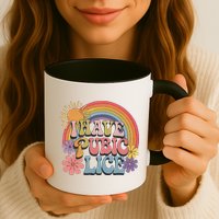 I Have Pubic Lice Funny Retro Offensive Inappropriate Meme Mug