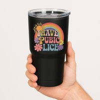 I Have Pubic Lice Funny Retro Offensive Inappropriate Meme Tumbler