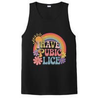 I Have Pubic Lice Funny Retro Offensive Inappropriate Meme PosiCharge Competitor Tank