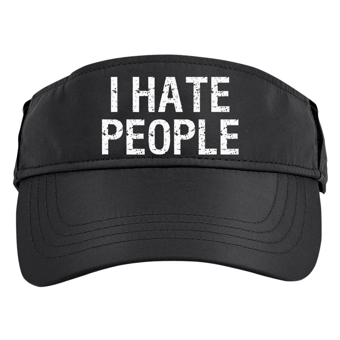 I HATE PEOPLE Adult Drive Performance Visor