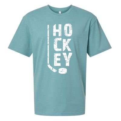 Ice Hockey Player Gift Sueded Cloud Jersey T-Shirt