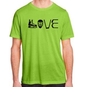 Ice Hockey Player Gift Love Hockey Adult ChromaSoft Performance T-Shirt