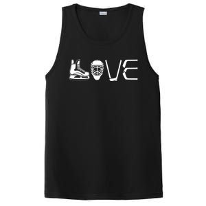 Ice Hockey Player Gift Love Hockey PosiCharge Competitor Tank