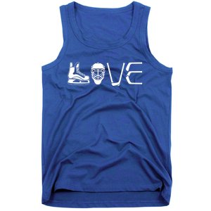 Ice Hockey Player Gift Love Hockey Tank Top